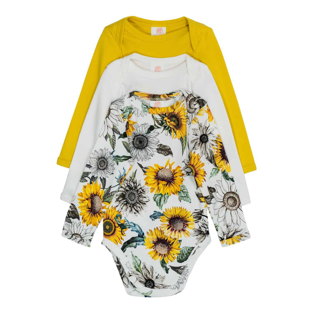 Long Sleeve Bodysuit 3-Pack