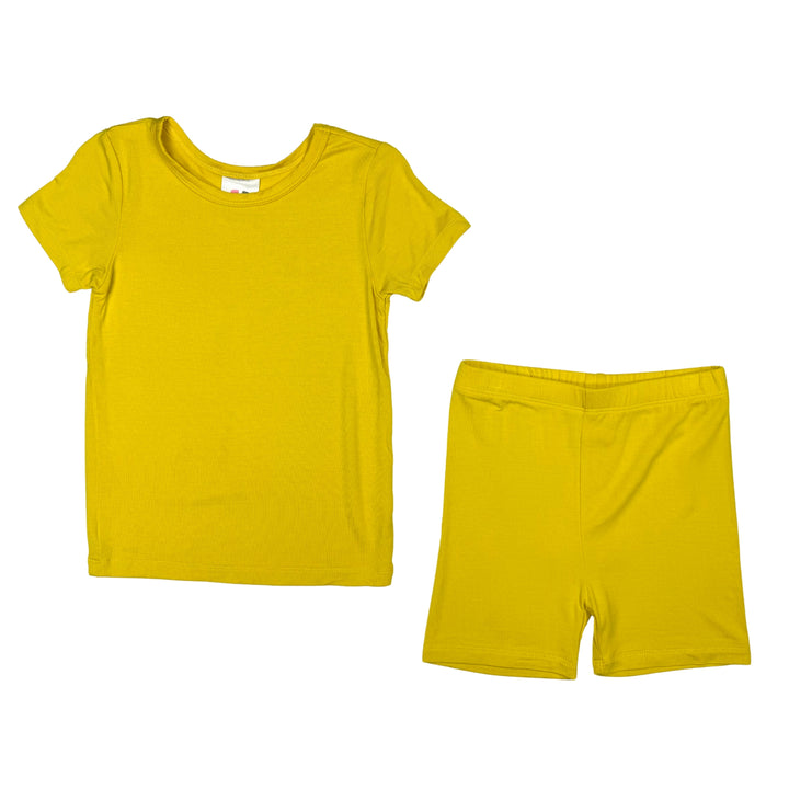 Kids Bamboo Short John Pajama Set