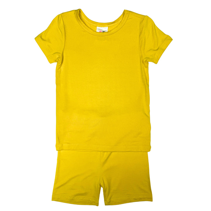 Kids Bamboo Short John Pajama Set