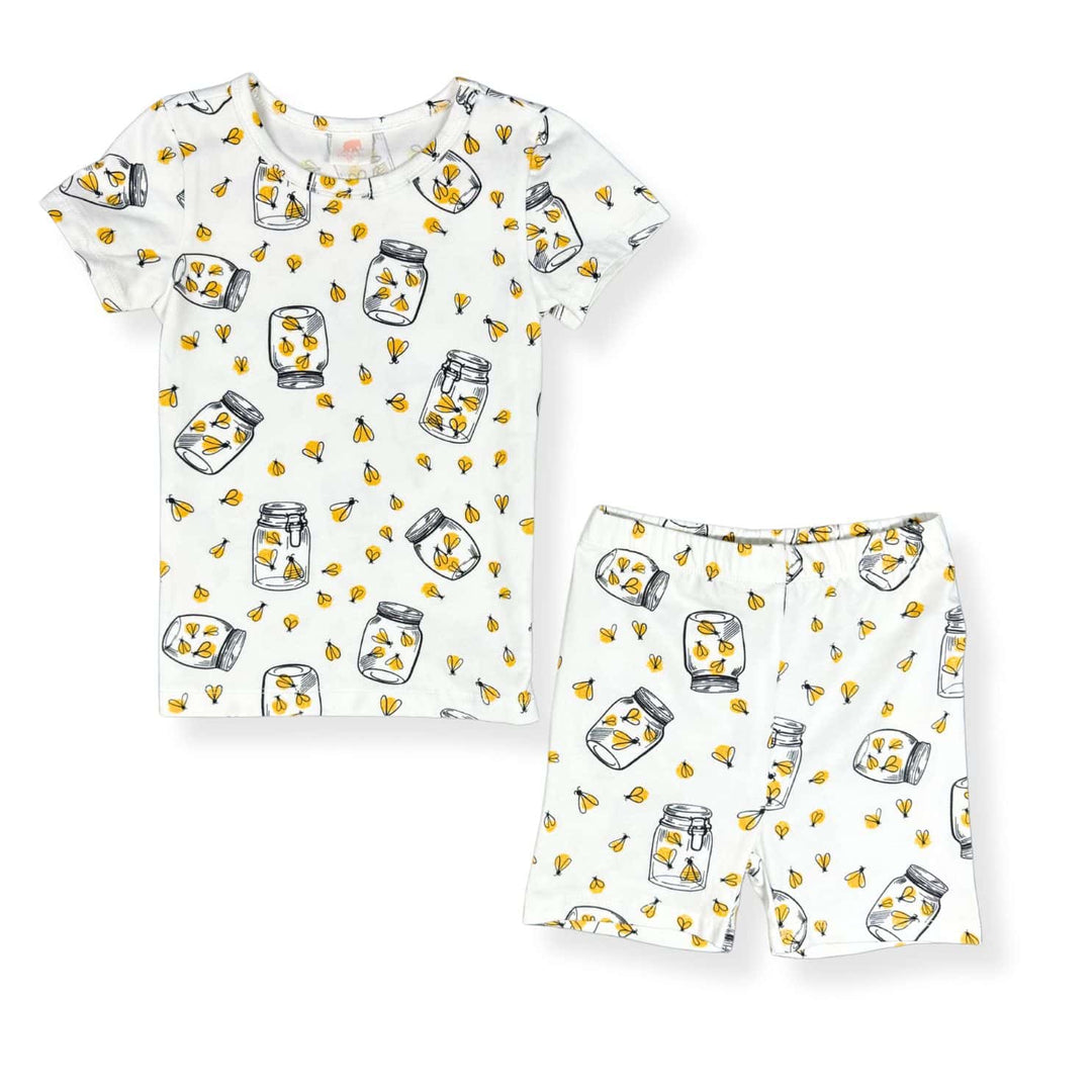 Organic Cotton Short John Pajama Set