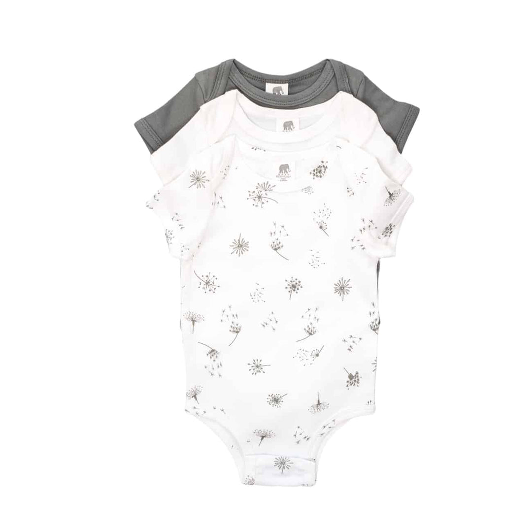 Short Sleeve Bodysuit 3-Pack