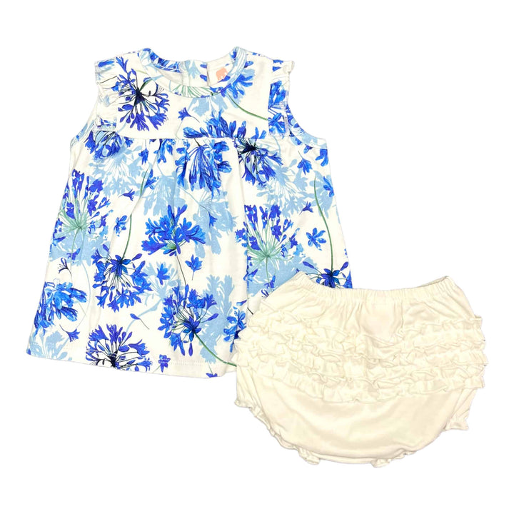 Tag-Along Baby Dress with Ruffle Diaper Cover Set