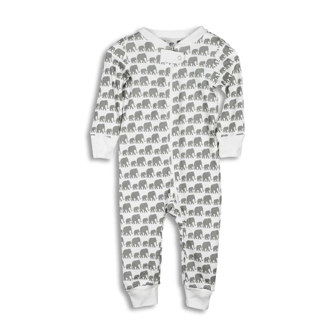 Full Zip Footless Pajama