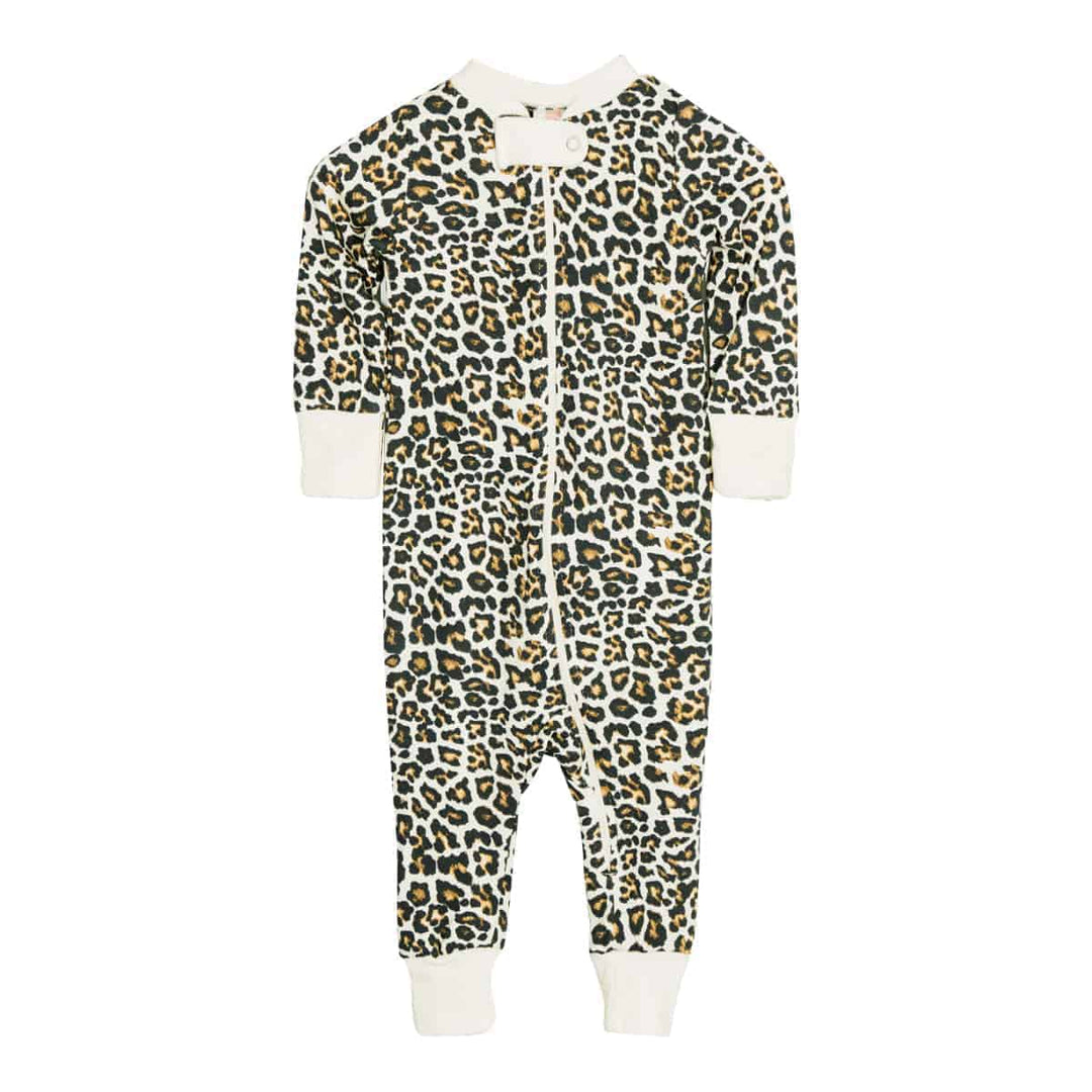 Full Zip Footless Pajama - Pink Elephant Brands
