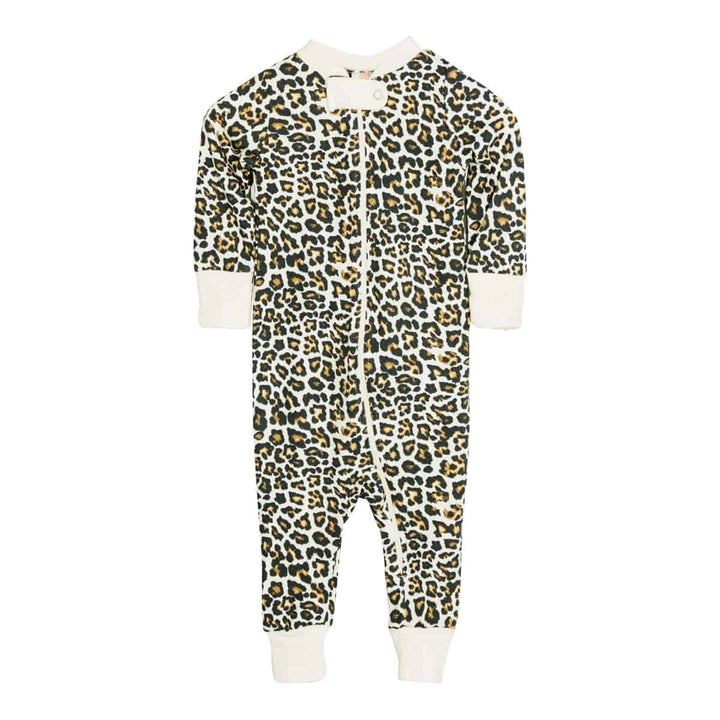 Full Zip Footless Pajama - Pink Elephant Brands