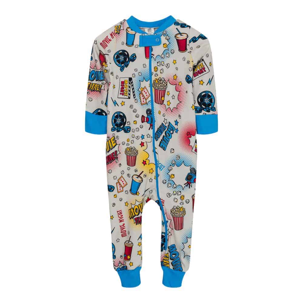 Full Zip Footless Pajama