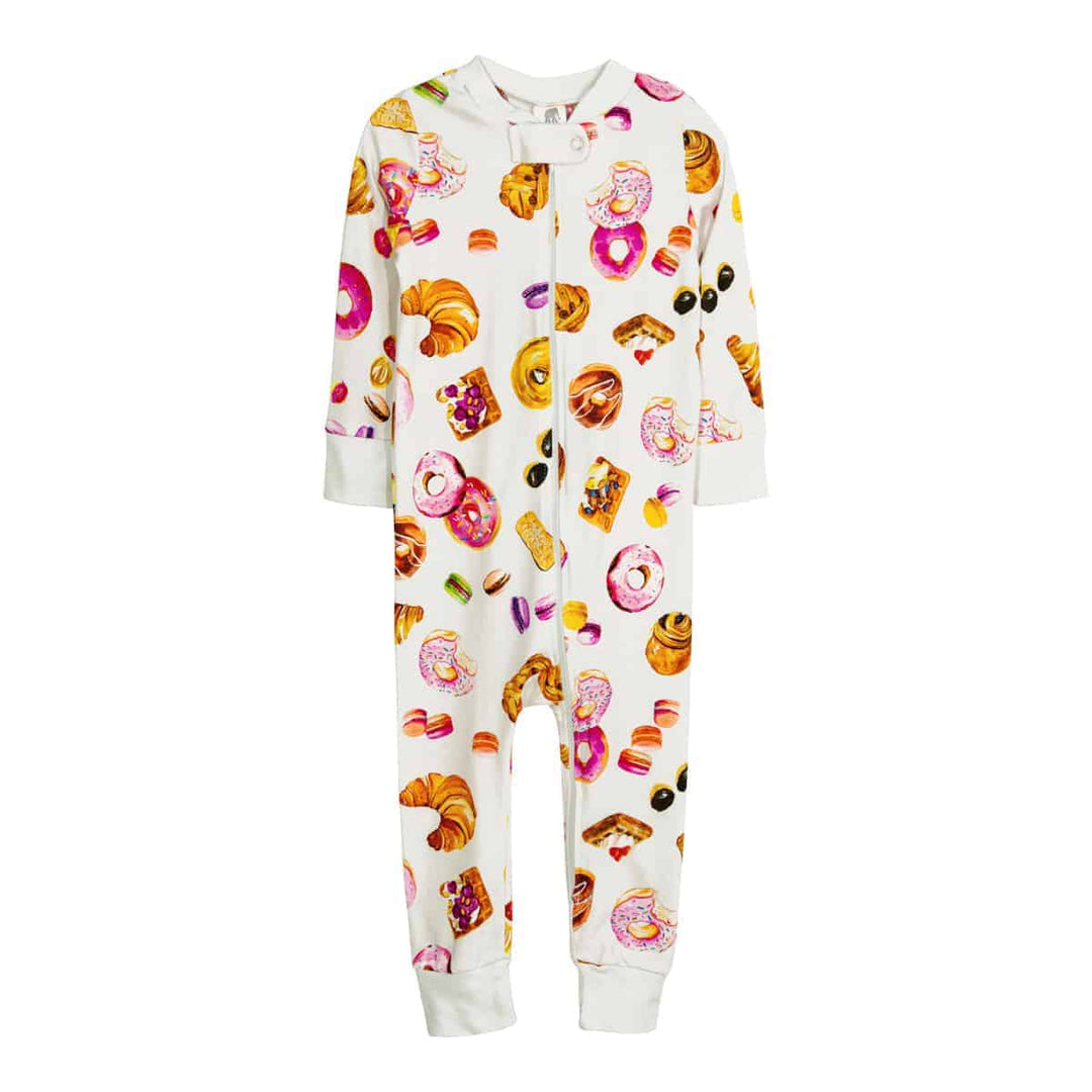 Full Zip Footless Pajama