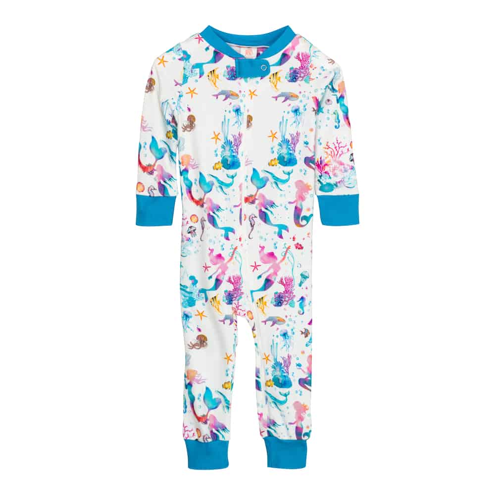 Full Zip Footless Pajama