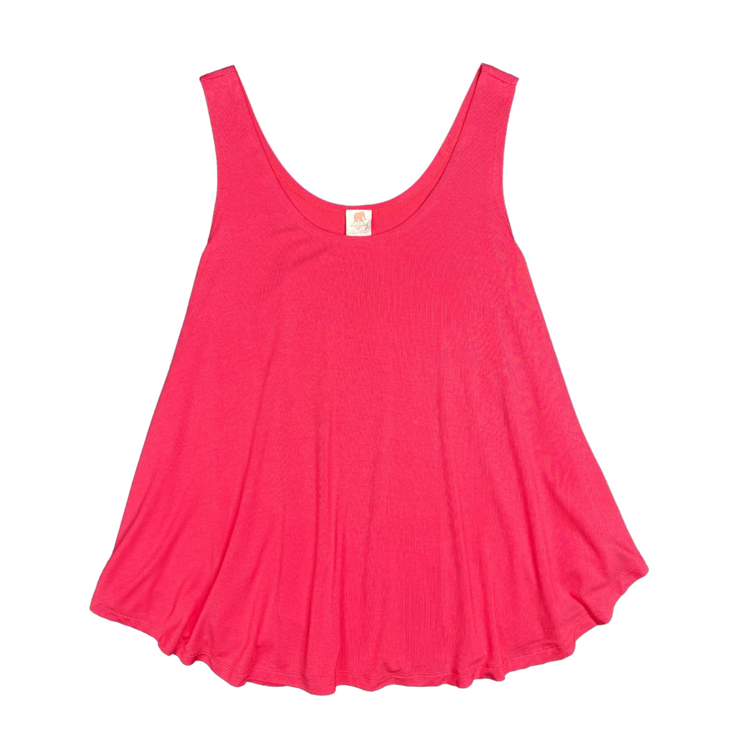 Women's Bamboo Viscose Swing Lounge Tank - Pink Elephant Brands