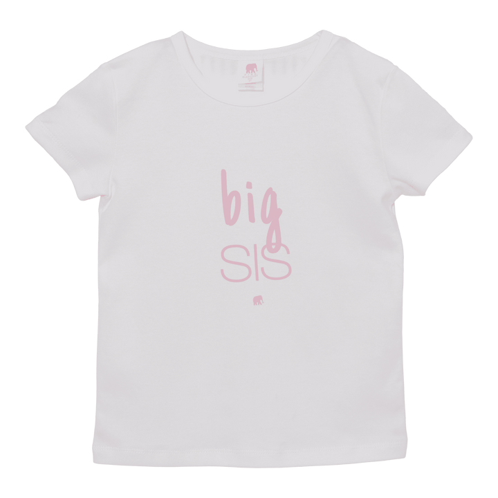 Short Sleeve Big Sis T-Shirt - Pink Elephant Brands