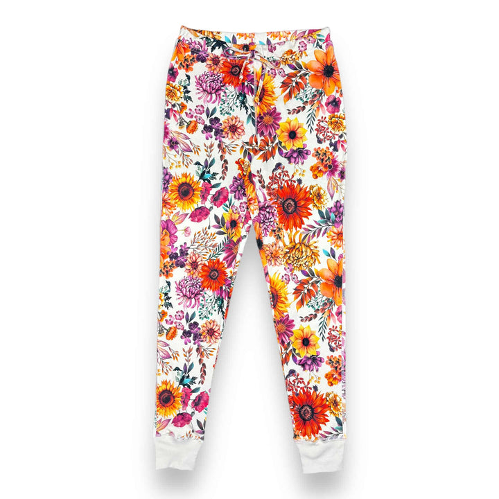 Womens Jogger &amp; Henley Pajama Set - Pink Elephant Brands