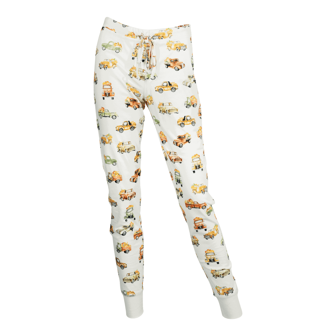 Womens Jogger/Henley Pajama Set - Pink Elephant Brands