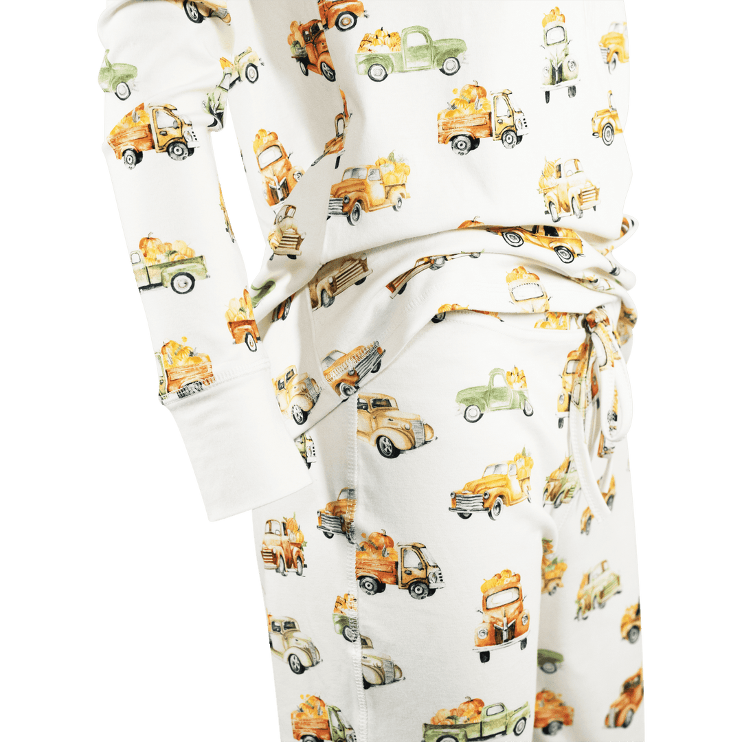 Womens Jogger/Henley Pajama Set - Pink Elephant Brands
