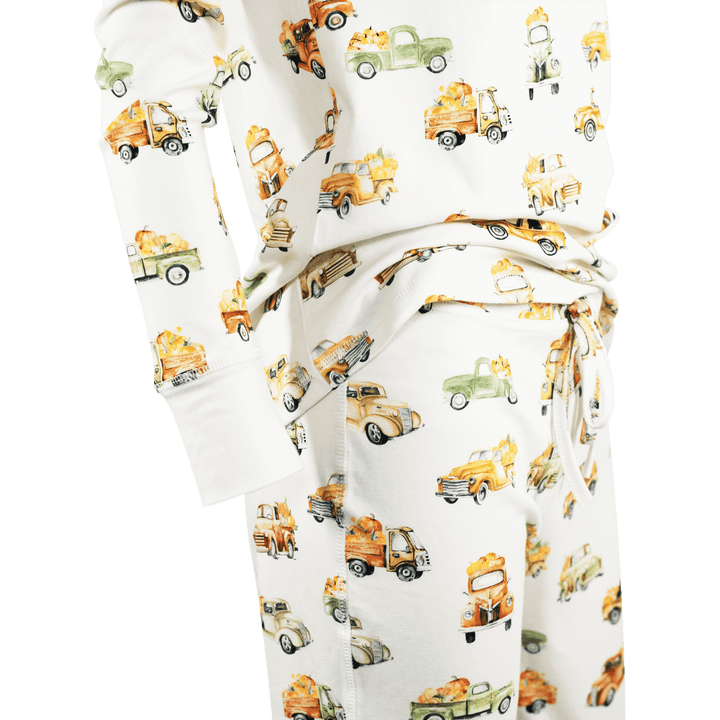 Womens Jogger/Henley Pajama Set - Pink Elephant Brands