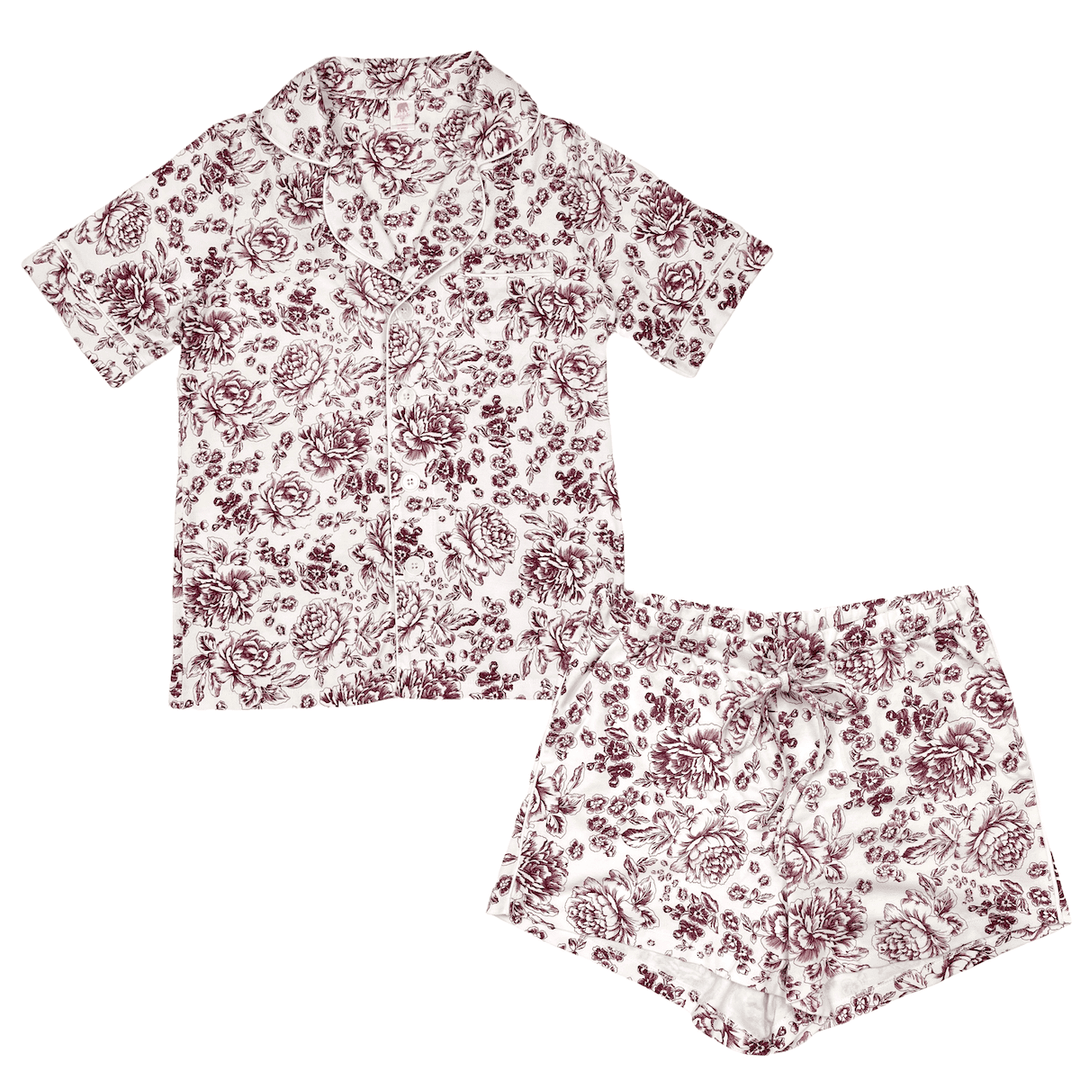 Women's Short Pajama Set - Pink Elephant Brands