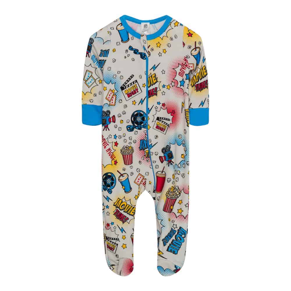 Full Zip Footed Pajama