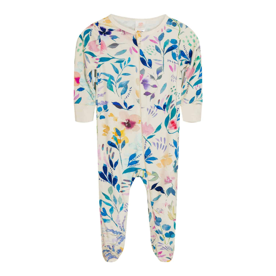 Full Zip Footed Pajama