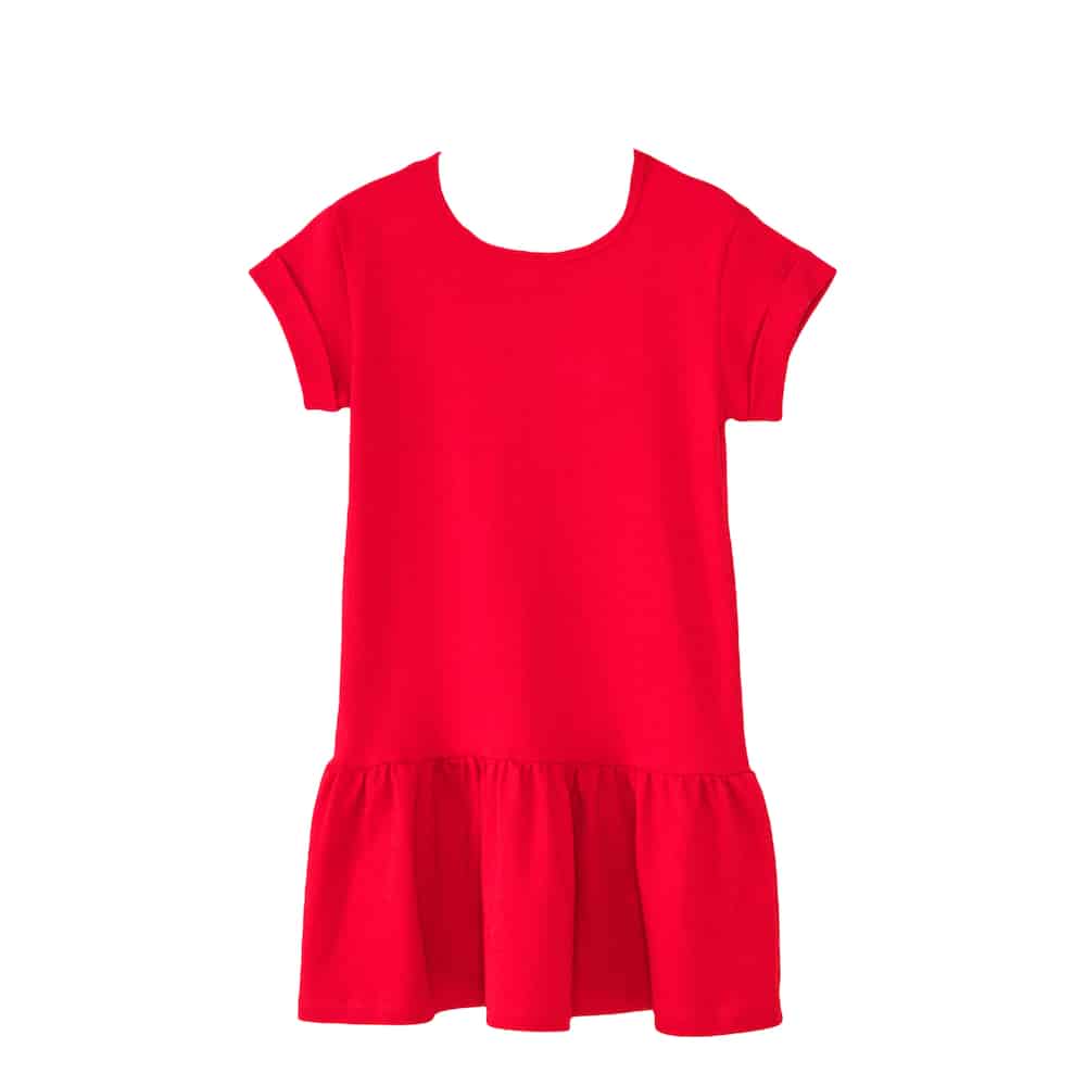 Girls Flounce Bottom Dress