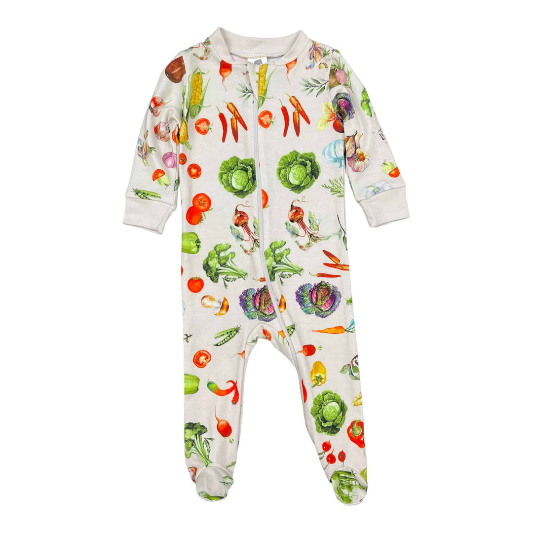Full Zip Footed Pajama