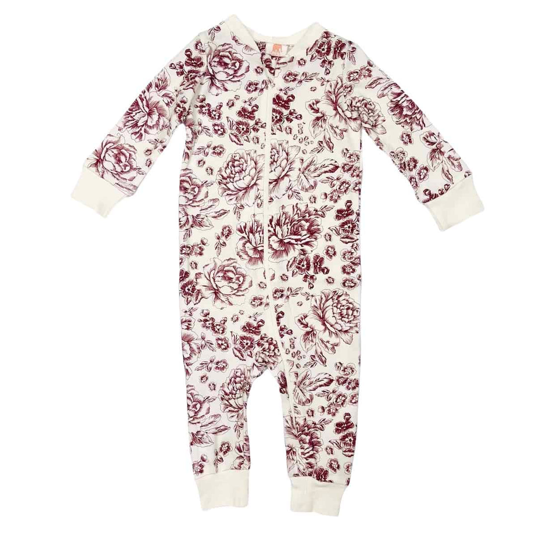 Full Zip Footless Pajama