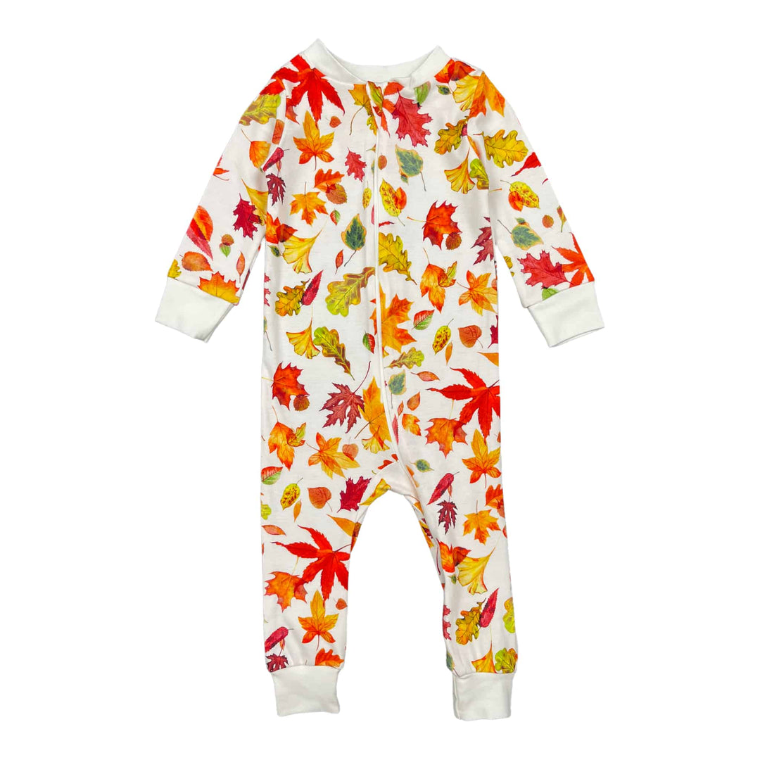 Full Zip Footless Pajama - Pink Elephant Brands