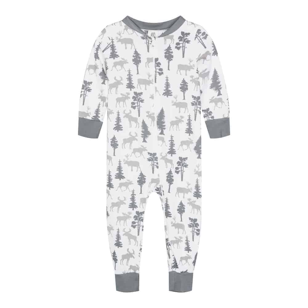 Full Zip Footless Pajama