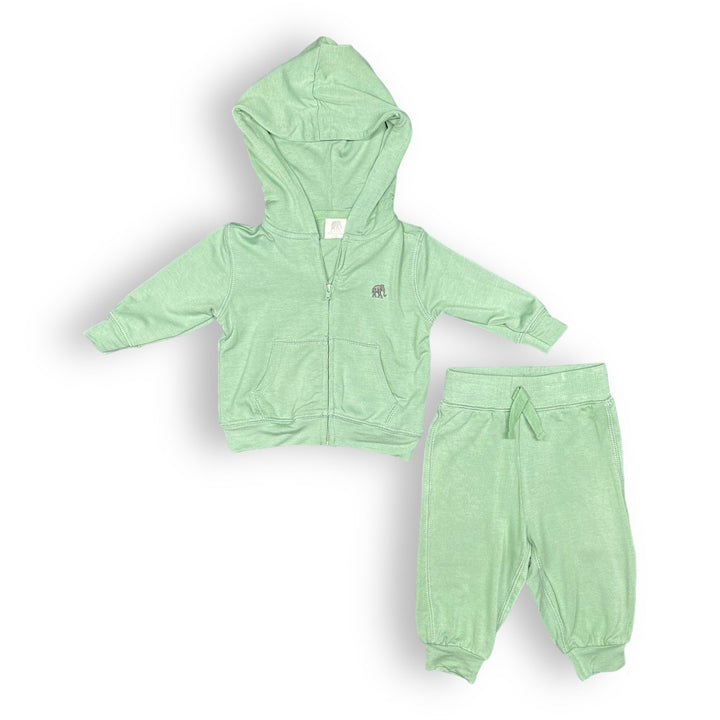 Baby Zip-Up Jogger Set in Ultra-Soft French Terry