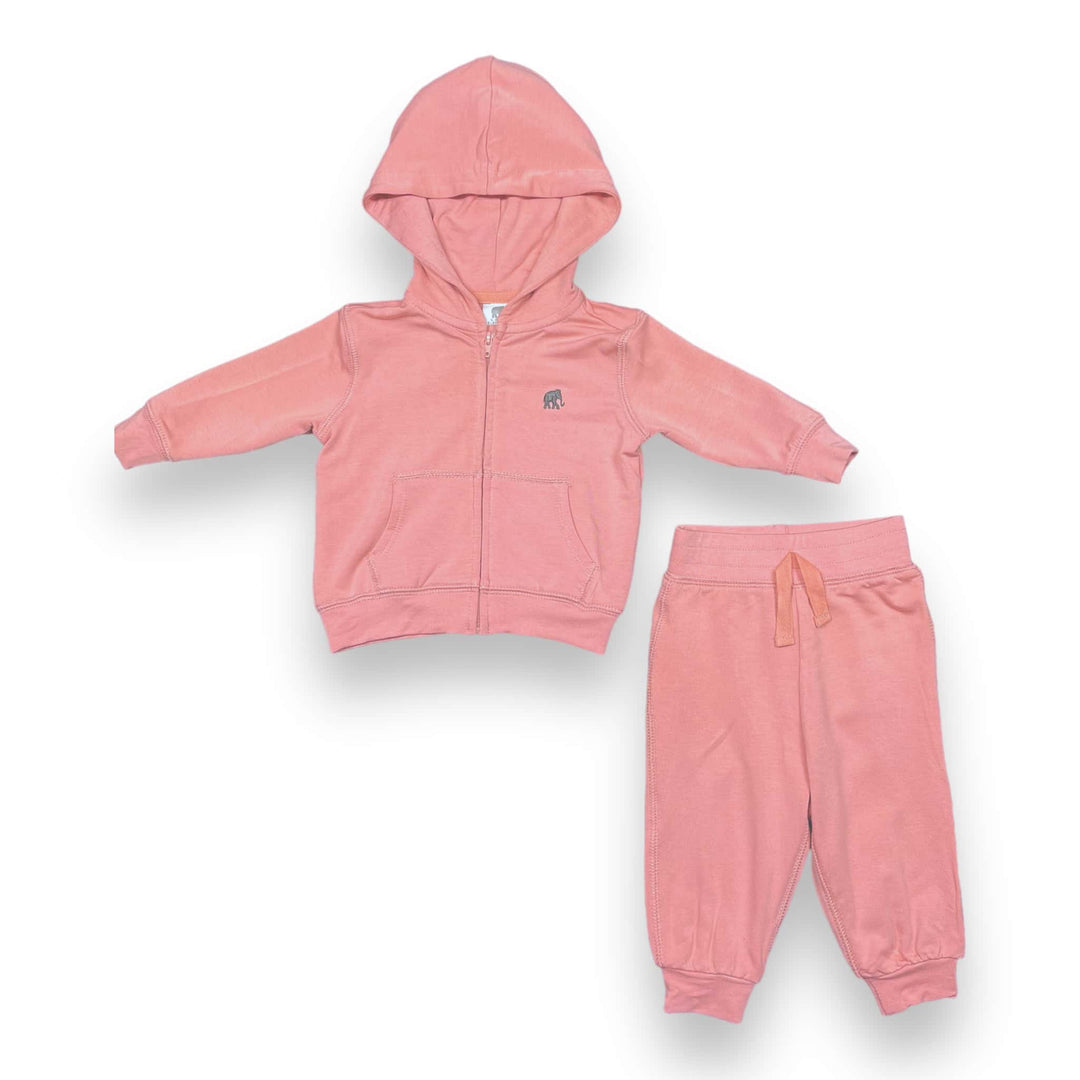 Baby Zip-Up Jogger Set in Ultra-Soft French Terry