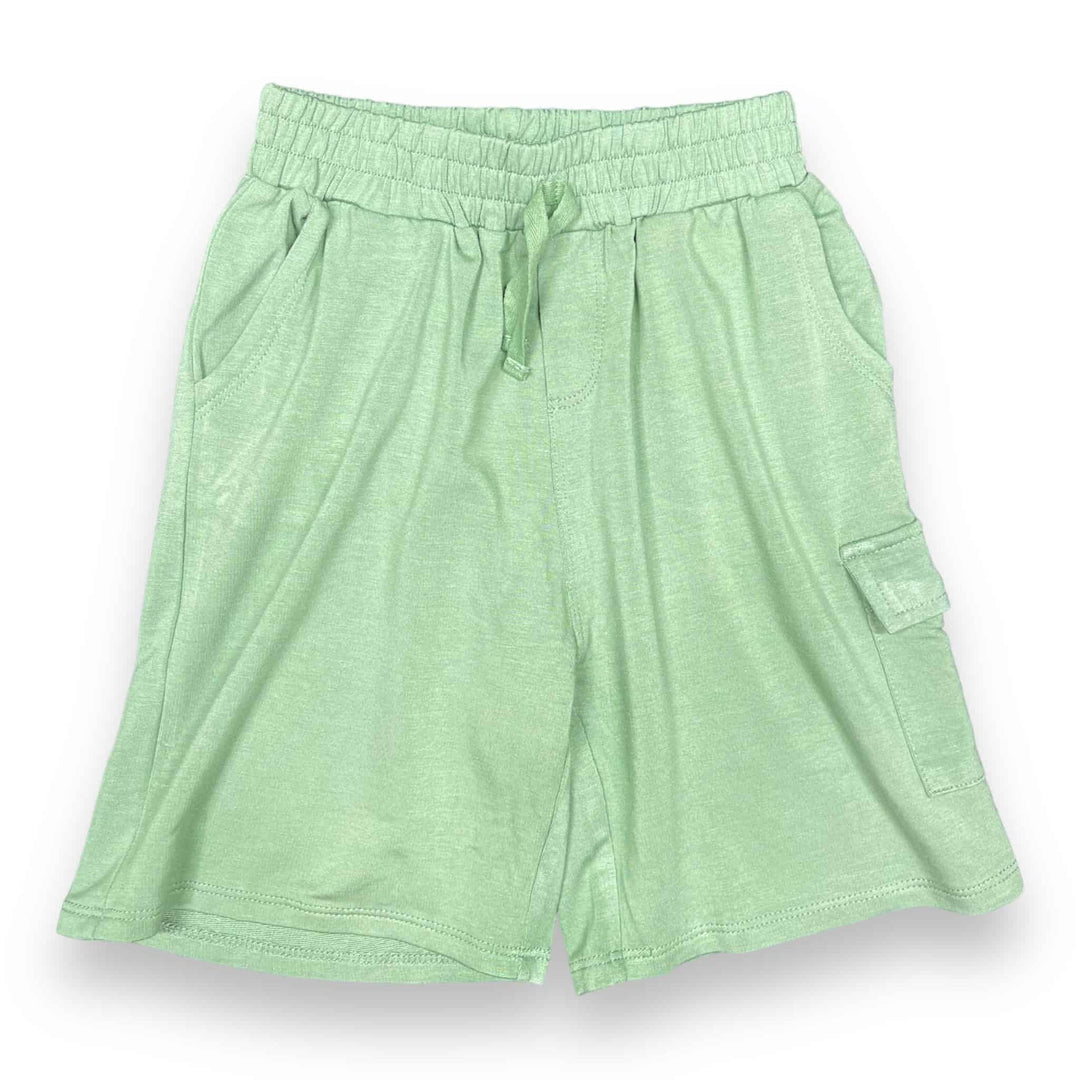 Boys Cargo Shorts in Ultra - Soft French Terry - Pink Elephant Brands