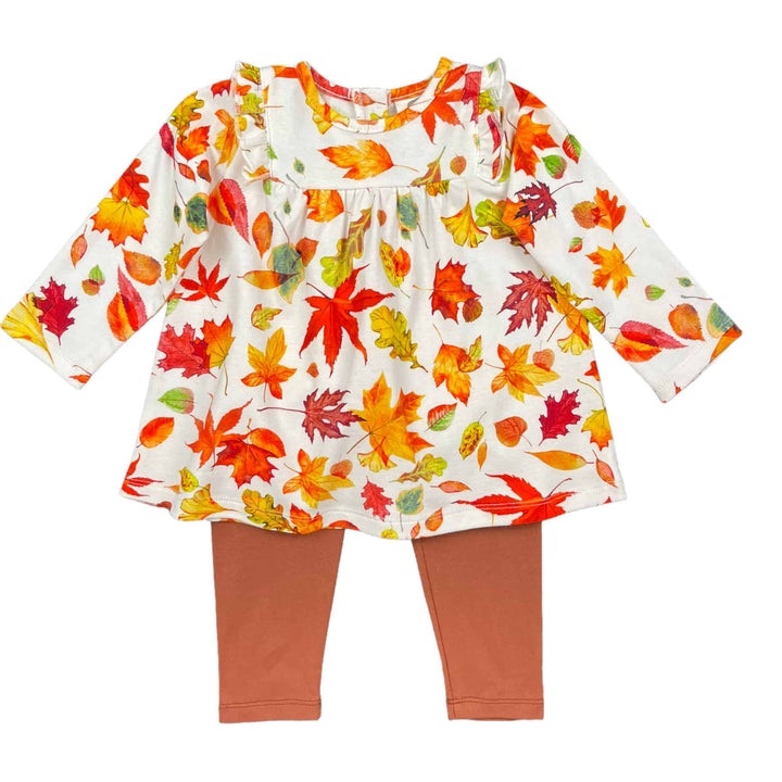 Long Sleeve Tag-Along Dress with Legging - Pink Elephant Brands