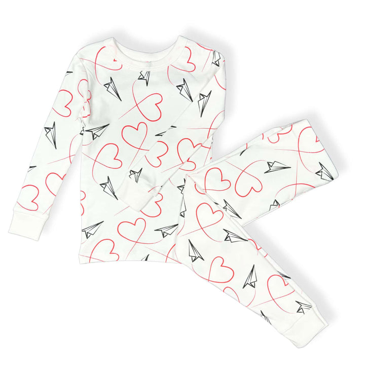 Kids Long John Pajama Set