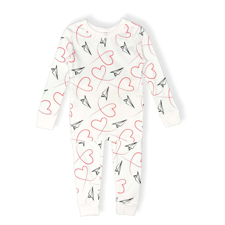 Kids Long John Pajama Set