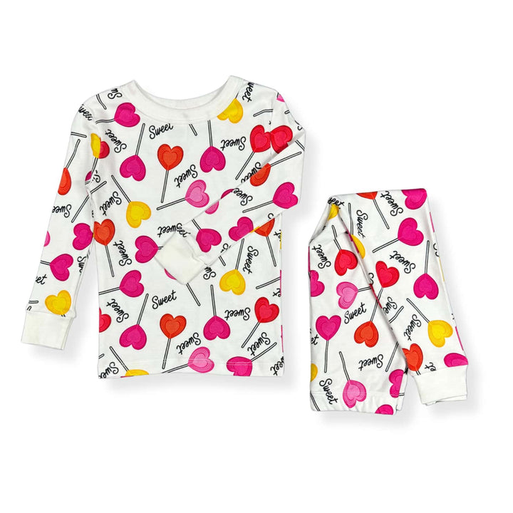 Kids Long John Pajama Set
