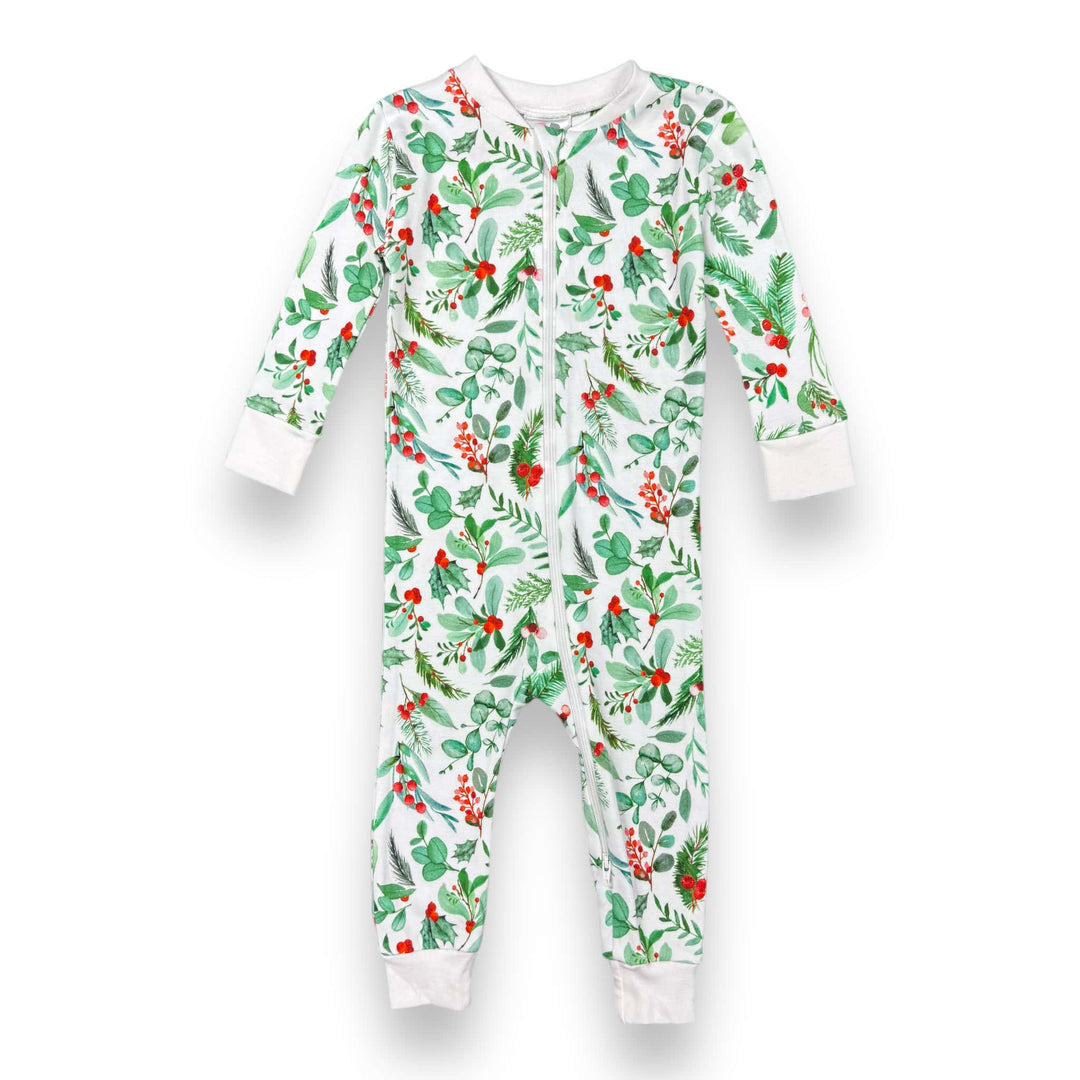 Full Zip Footless Pajama - Pink Elephant Brands