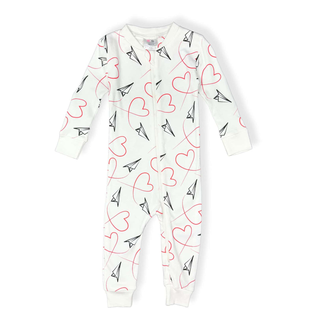 Full Zip Footless Pajama