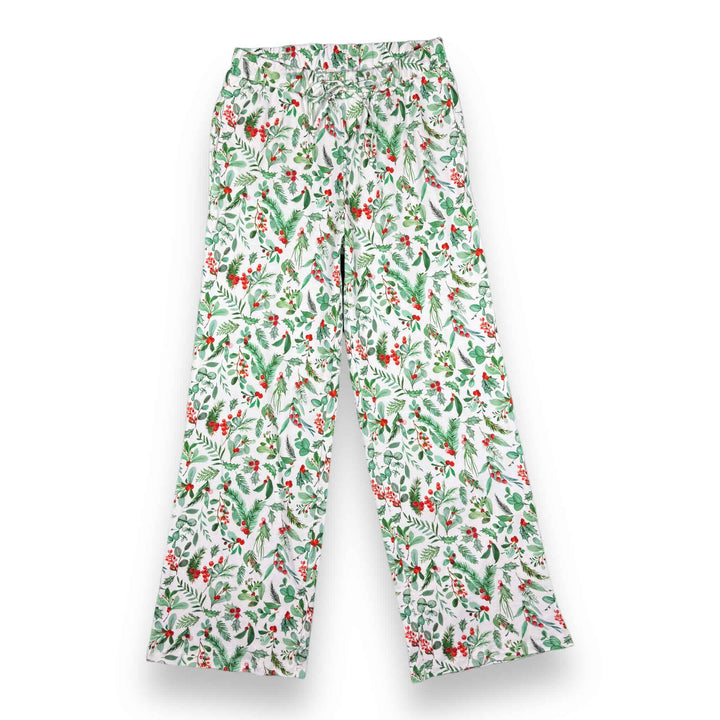 Ladies Relaxed Button Down Pajama Set - Pink Elephant Brands
