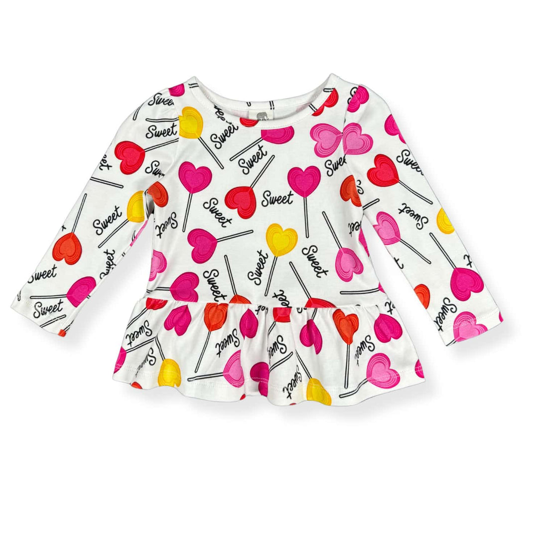Baby Peplum Top and Legging Outfit