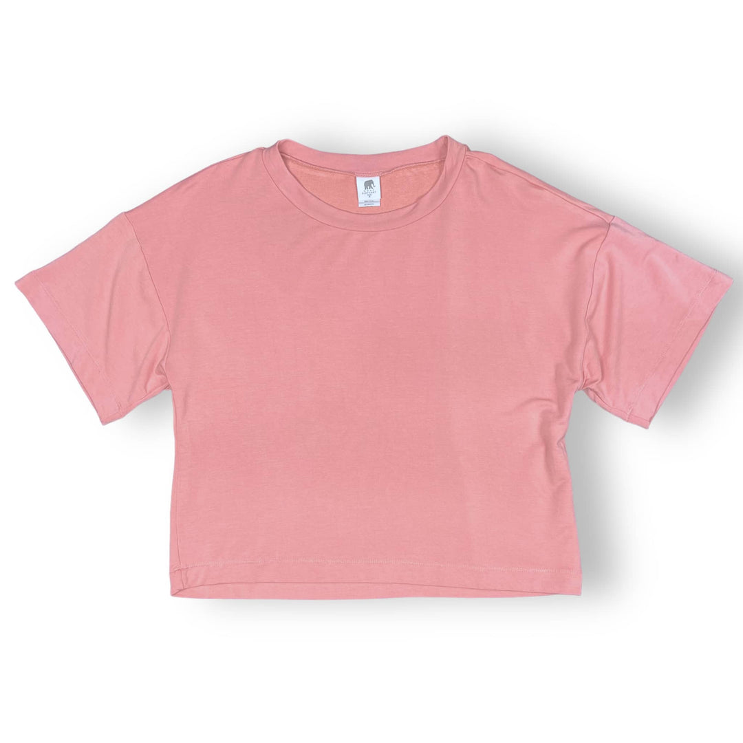 Ladies Shortie Relaxed Lounge Set in Ultra - Soft French Terry - Pink Elephant Brands