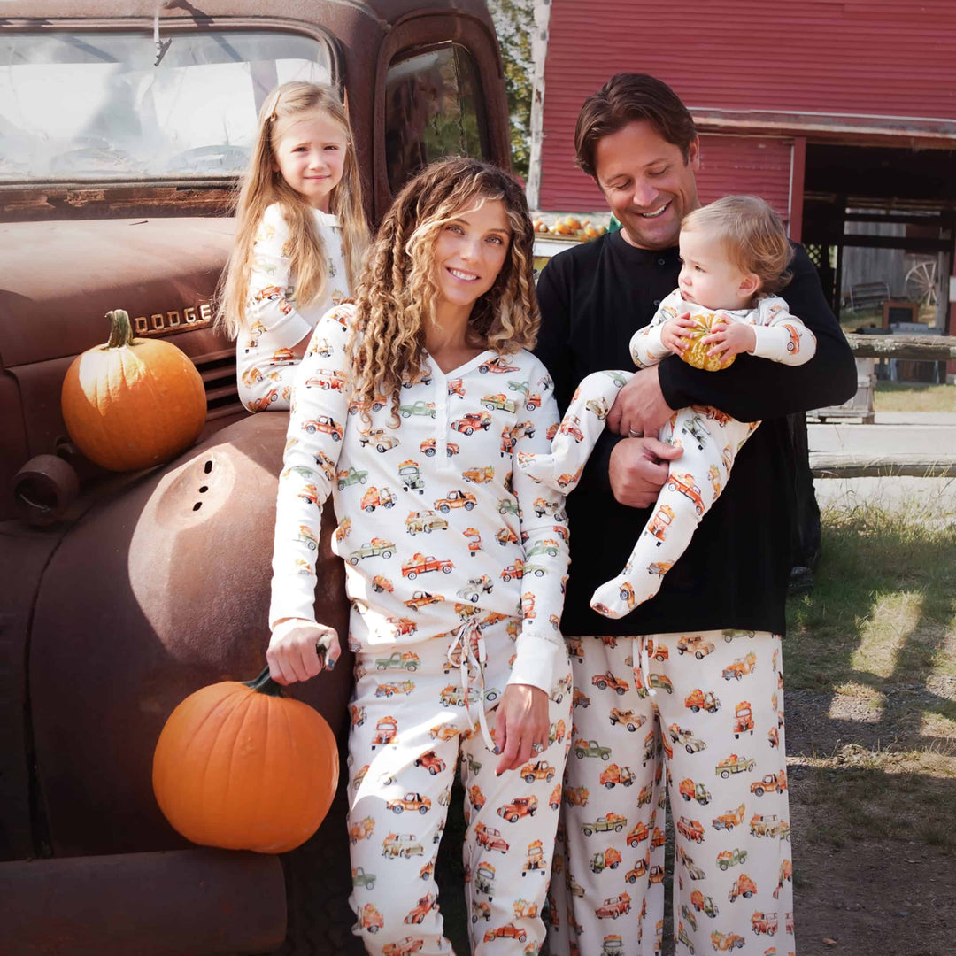 Womens Jogger/Henley Pajama Set - Pink Elephant Brands