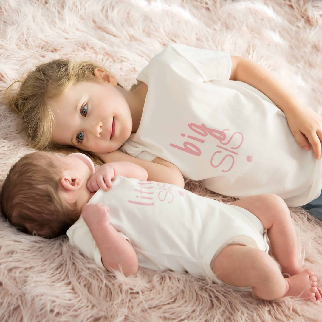 Short Sleeve Big Sis T-Shirt - Pink Elephant Brands
