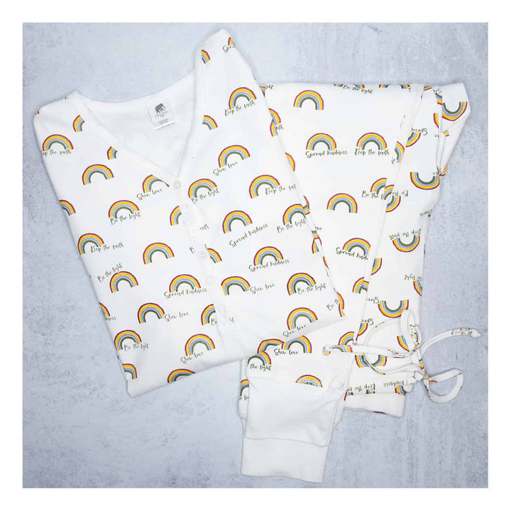 Womens Jogger/Henley Pajama Set