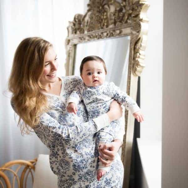 Full Zip Footless Pajama - Pink Elephant Brands