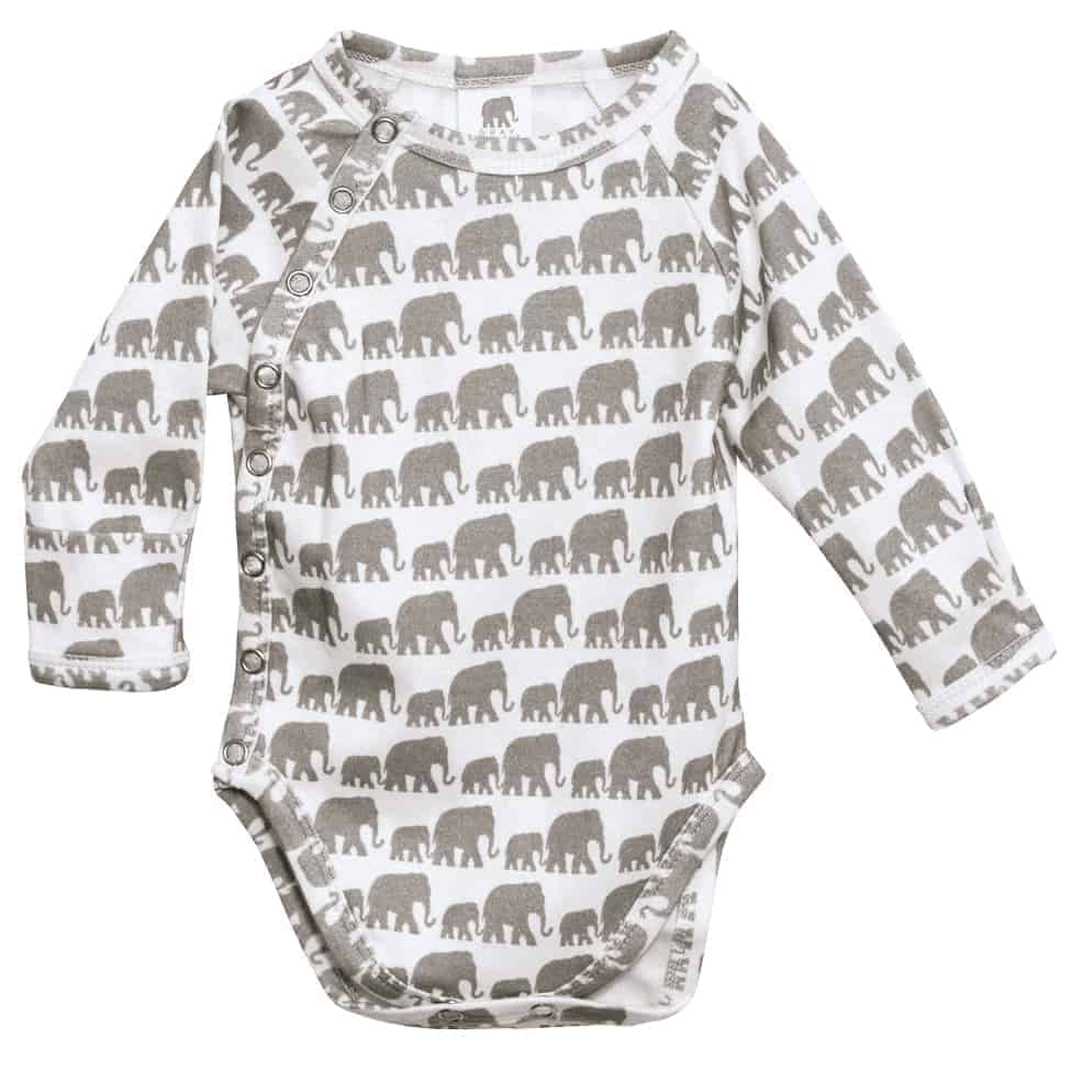Side Snap Long Sleeve Bodysuit