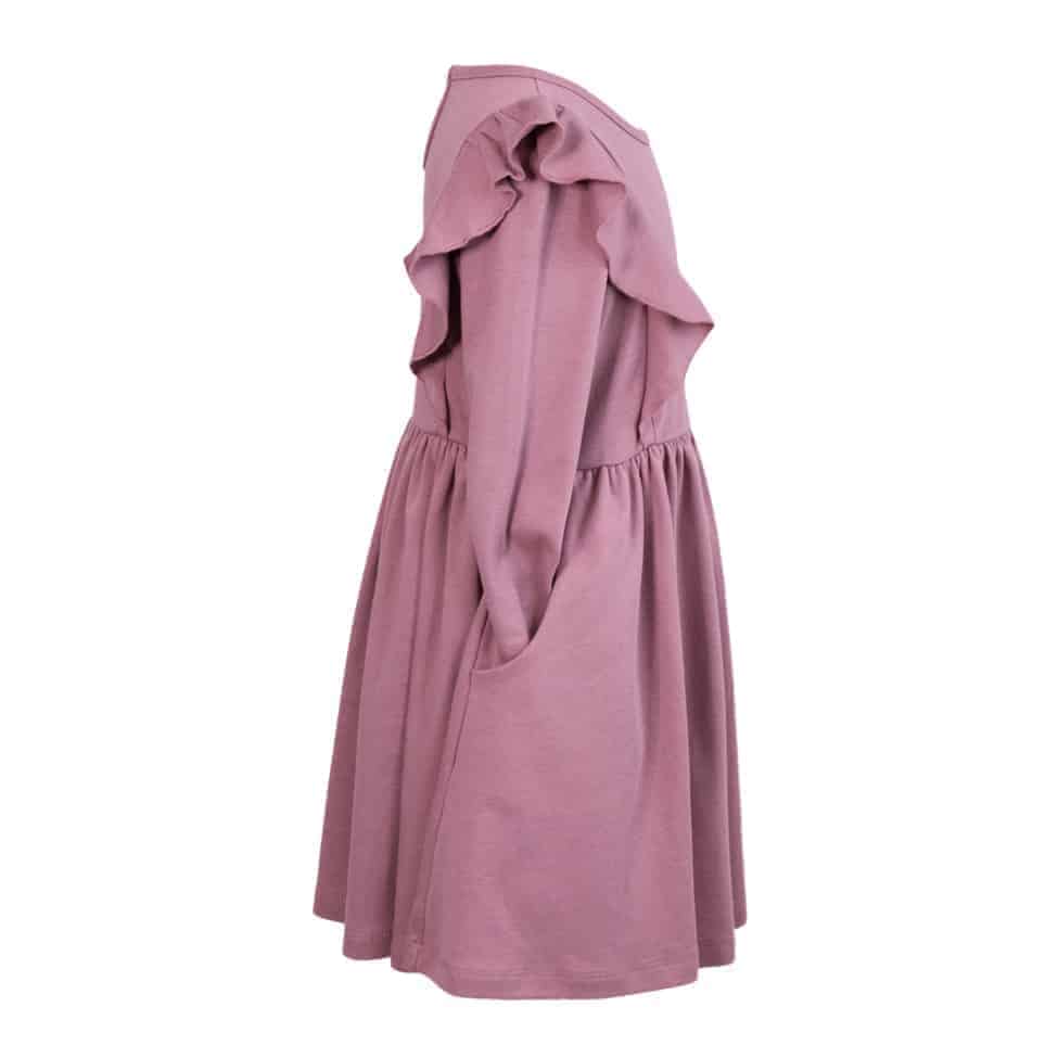 Long Sleeve Flutter Twirl Dress - Pink Elephant Brands