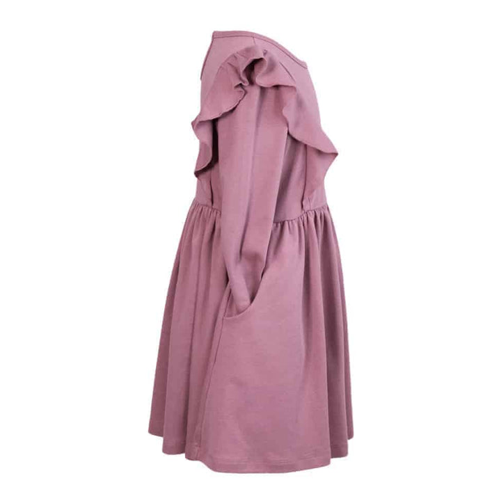 Long Sleeve Flutter Twirl Dress - Pink Elephant Brands
